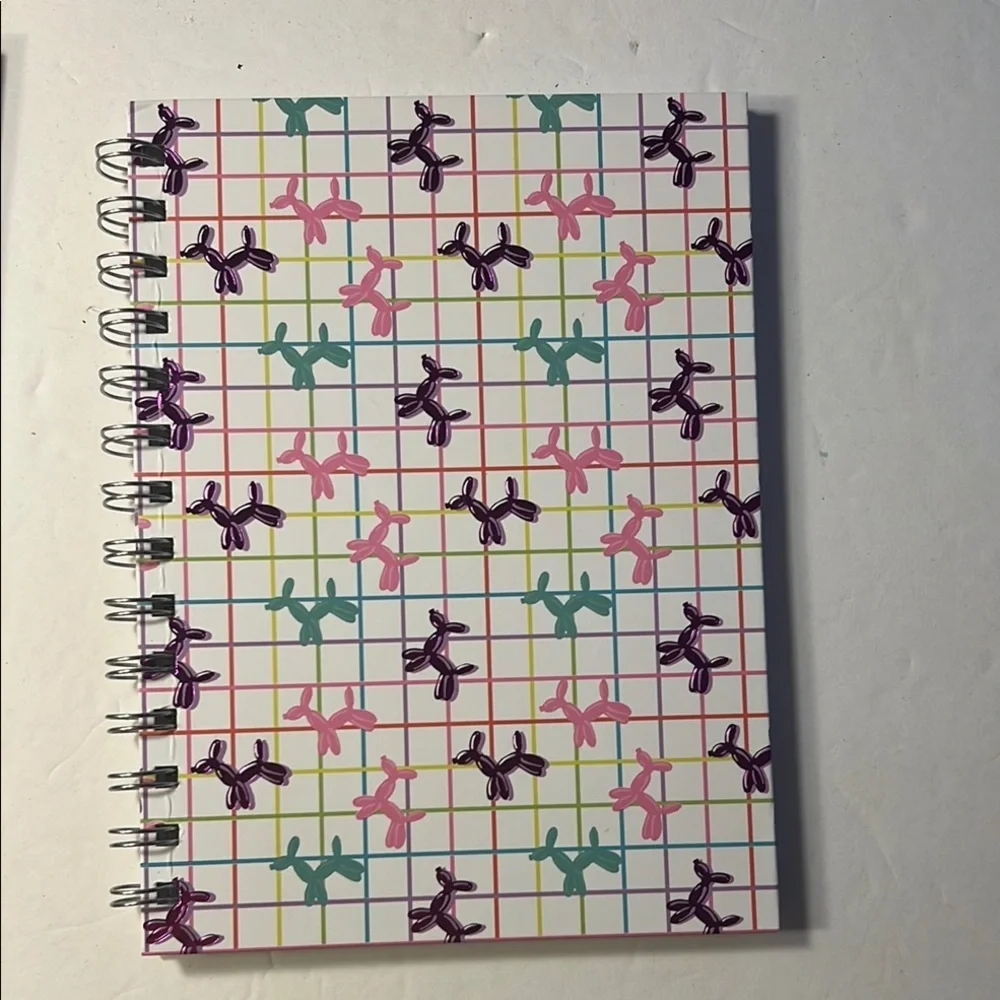 Colorful Balloon Animal Notebooks Set of 2 Gift Set
